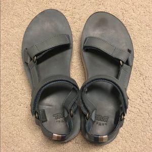 TEVA Blue Flatform Universal Sandals